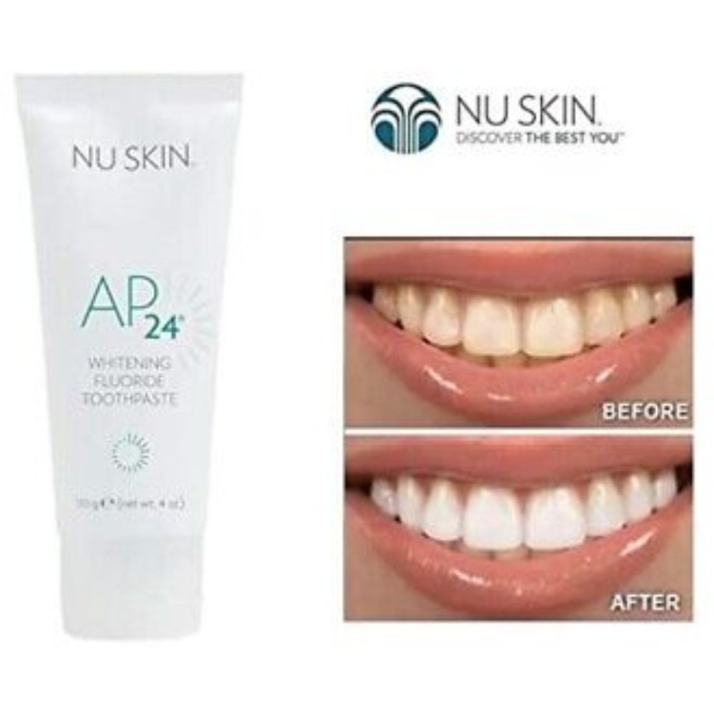 Nu Skin AP 24 Whitening Fluoride Toothpaste, 110g, net wt 4 oz